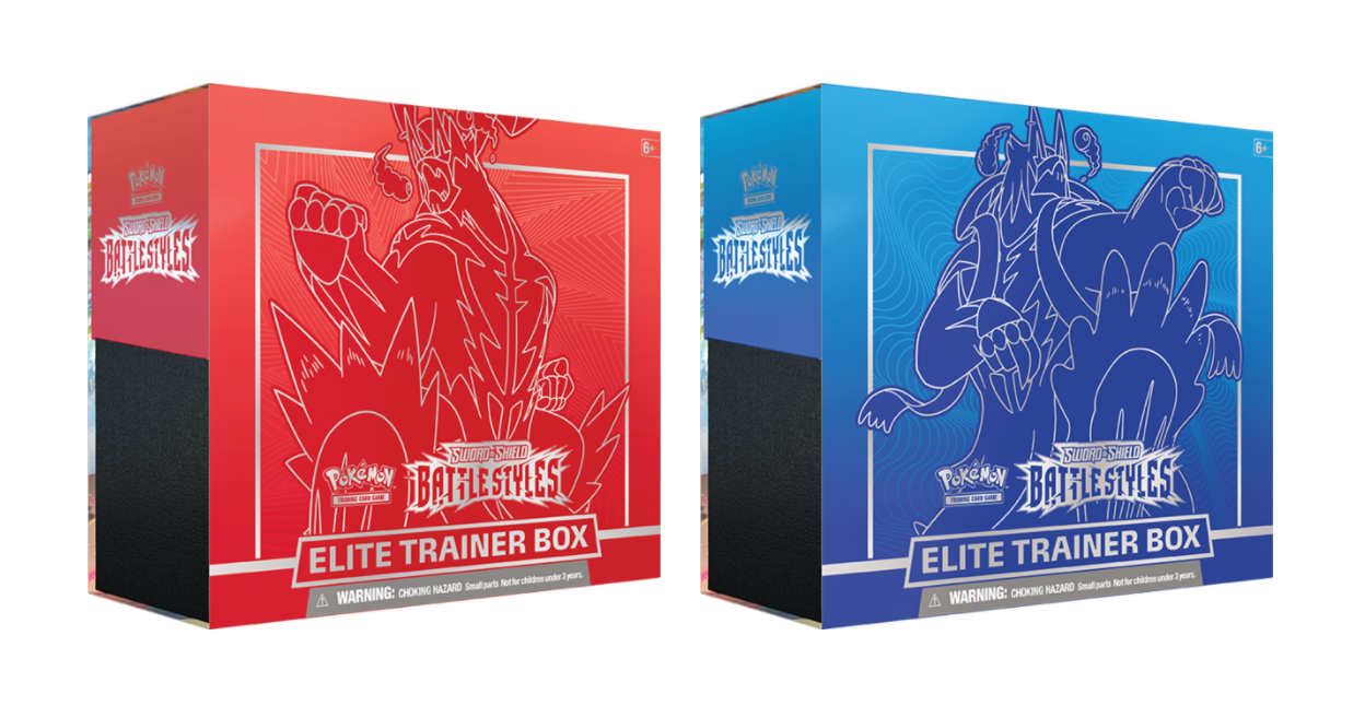 Sword and Shield Battle Styles Elite Trainer Box Sealed RED Pokemon TCG 